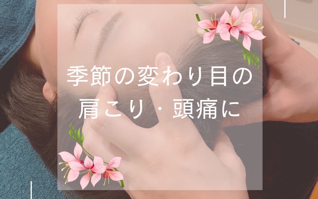 季節の変わり目はヘッドスパ♪
